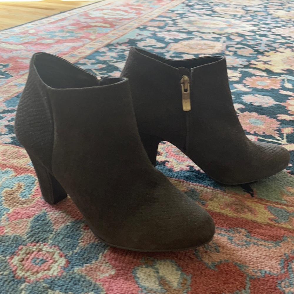 Brown suede BCBGeneration ankle boots